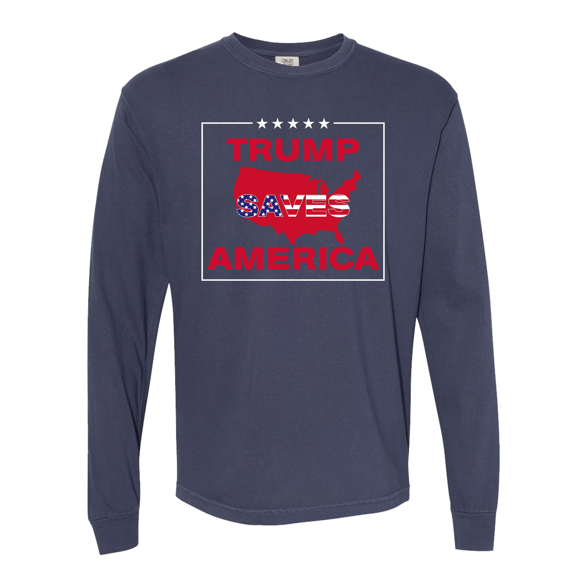 Trump Saves America T- (Short Sleeve & Long Sleeve)