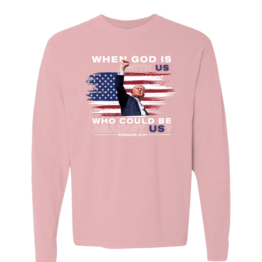 With US Trump Shirt (Short & Long Sleeve Blossom)