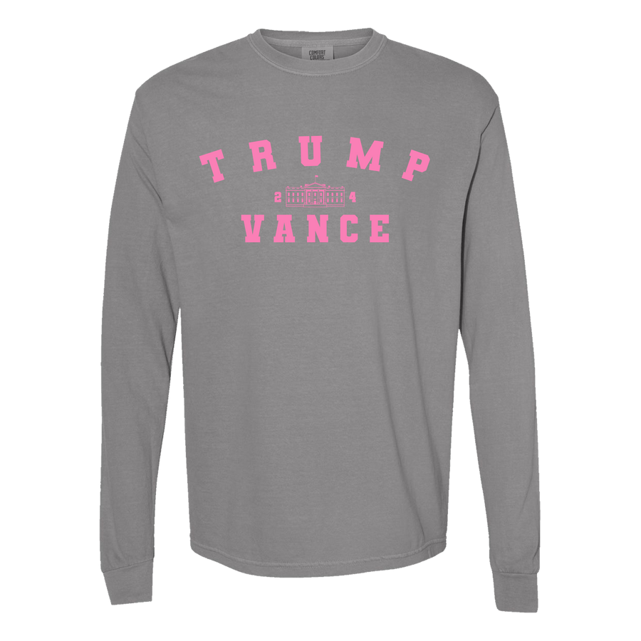 Varsity Trump Shirt (Short & Long Sleeve Gray)