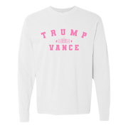 Varsity Trump Shirt (Short & Long Sleeve White