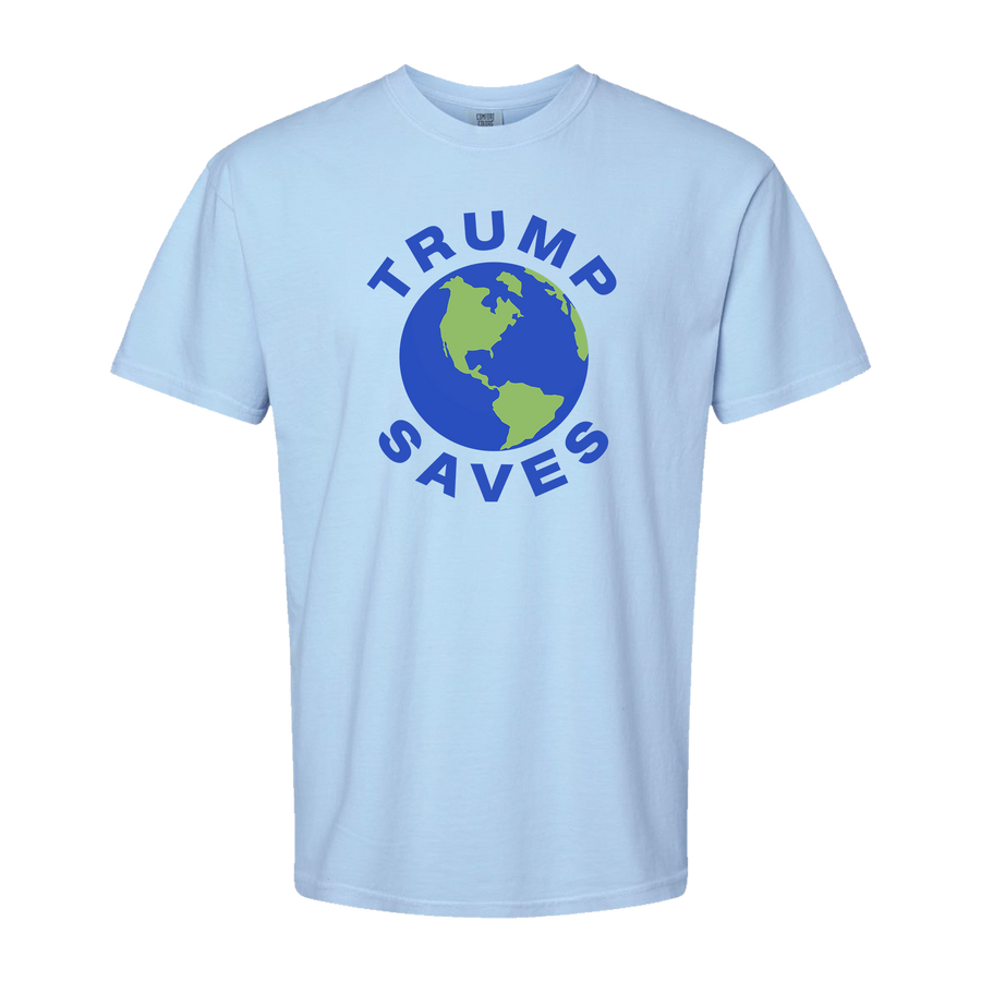 Trump Saves the World Shirt (Short & Long Sleeve Hydrangea)